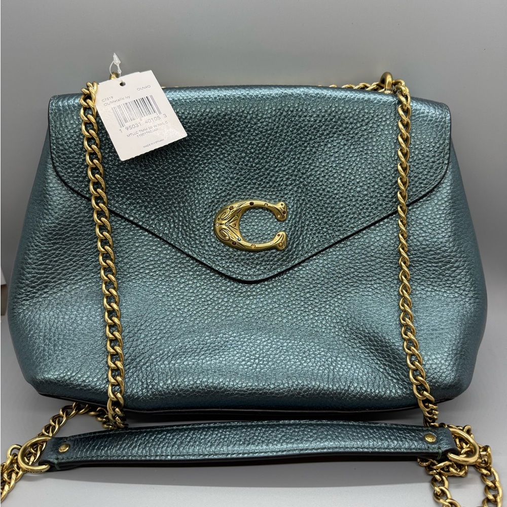 NWT Coach Tammie in Metallic Ivy
